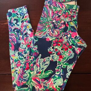 Lilly Pulitzer Vibrant Floral Kids Leggings